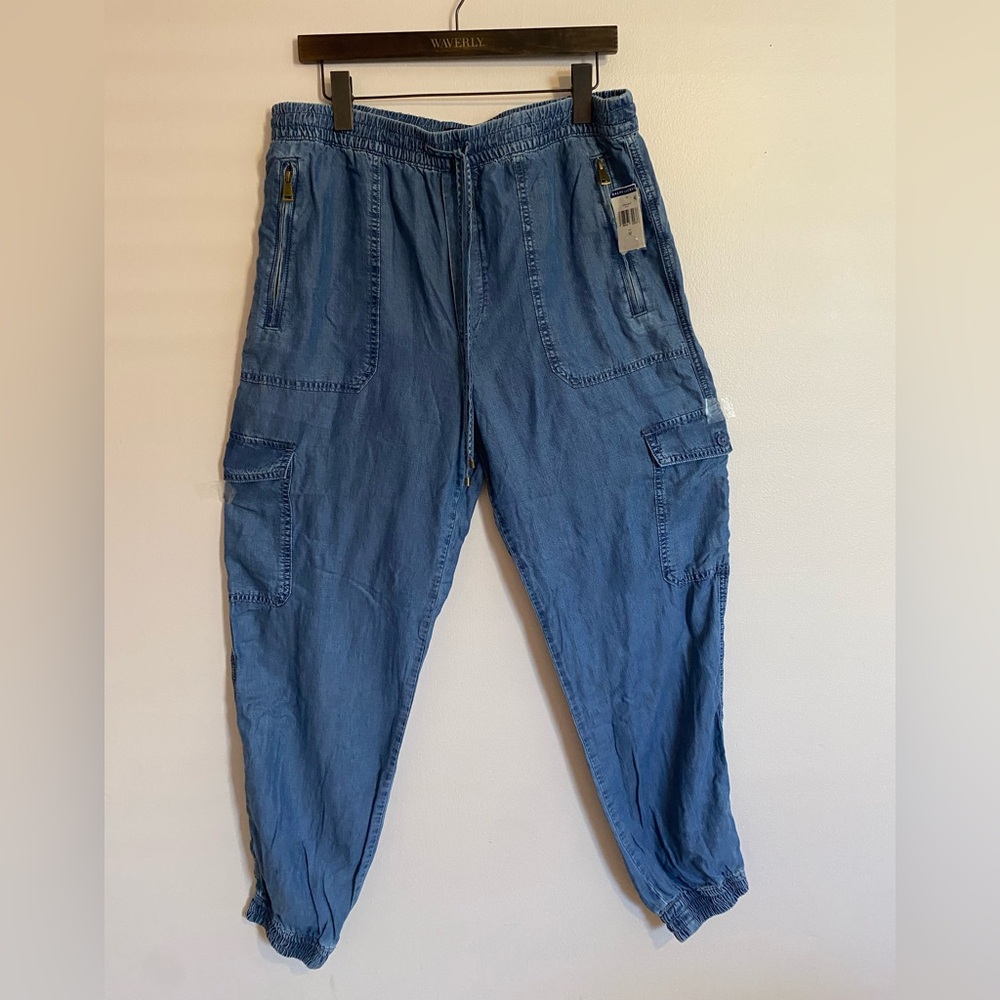 Lauren Ralph Lauren Denim pants with Brass Zipper
